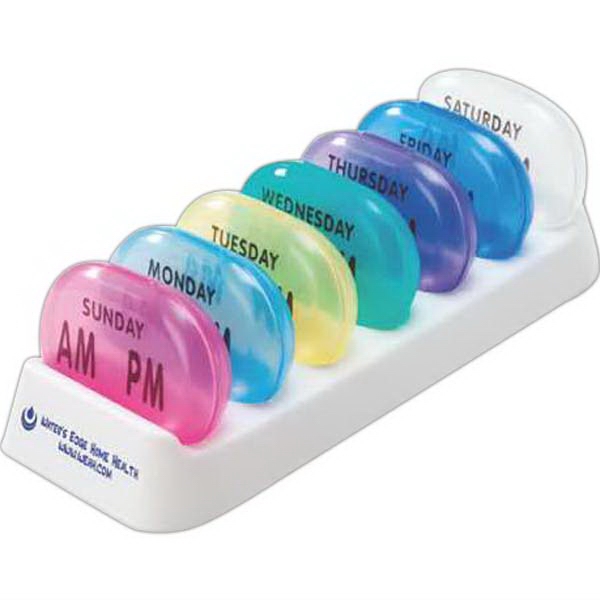 Seven day pocket pill holder with AM and PM compartments.... from ASI 73823 Compass Health Brands dba Newday Medical Corporation / Newday Medical