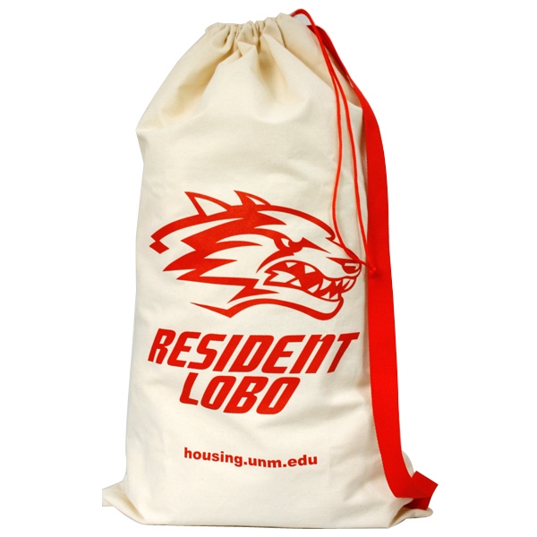 Fully customizable canvas laundry bag with screen printed graphics. Custom size,... from ASI 65952 ZZ DROPPED -LBU Inc / LBU