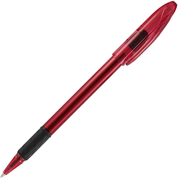 R.S.V.P. Razzle Dazzle Capped Ballpoint Pen with translucent barrel, medium metal... from ASI 77240 Pentel Of America LTD / Pentel®