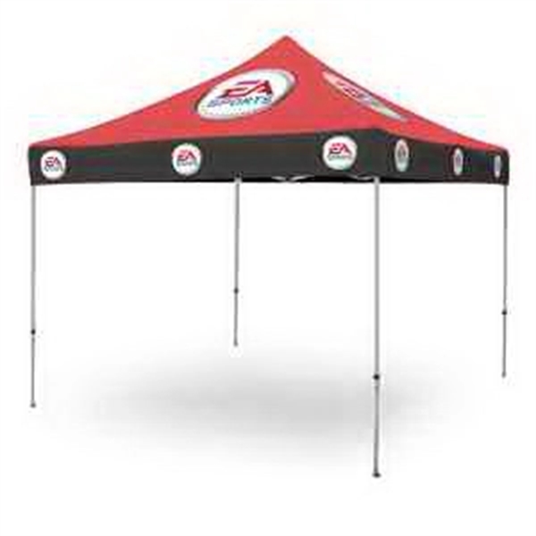 Full printed tent canopy with steel frame.... from ASI 30442 Above & Beyond Advertising Products / PromoAdLine