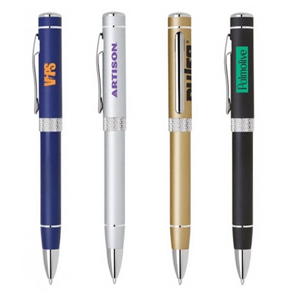 Twist Action Aluminum Ballpoint Pen in Matte Satin Colors.... from ASI 31517 Admart Products / Admart Line