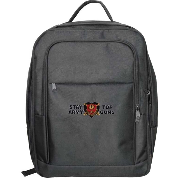 Laptop computer backpack made of 1680 denier ballistic nylon, expandable.... from ASI 34046 Allcasion Travelware Co