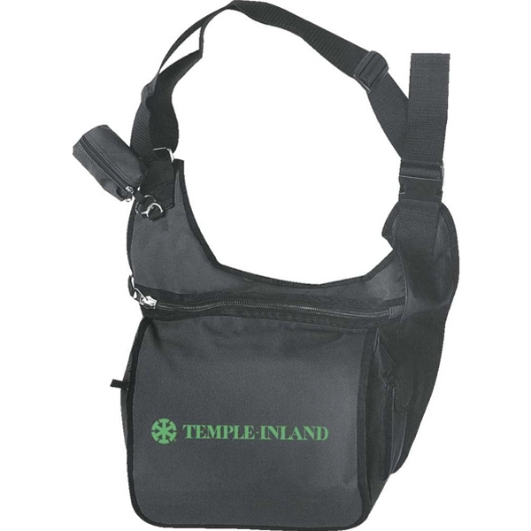 Cross body bag with various utility pockets and organizer under flap.... from ASI 34046 Allcasion Travelware Co