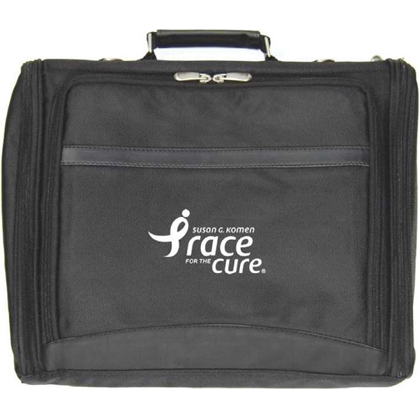 TSA friendly laptop bag made of 1680 denier polyester. Fits most... from ASI 34046 Allcasion Travelware Co