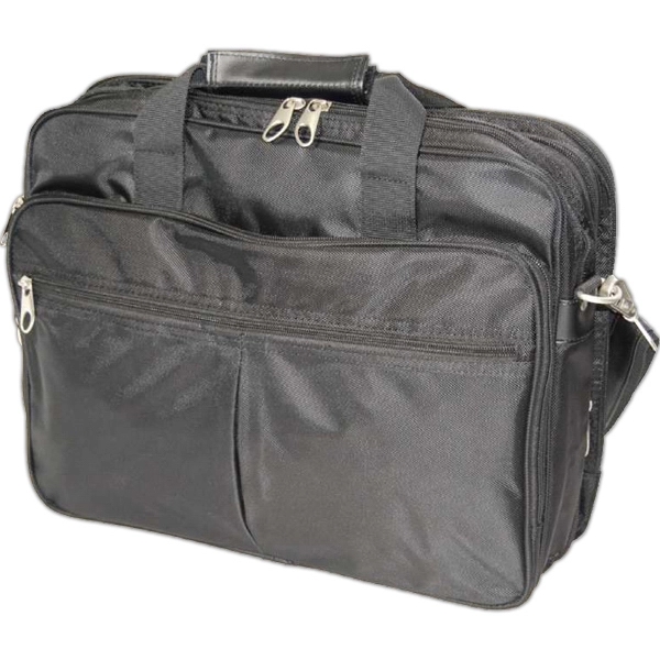 Expandable nylon computer briefcase.... from ASI 34046 Allcasion Travelware Co