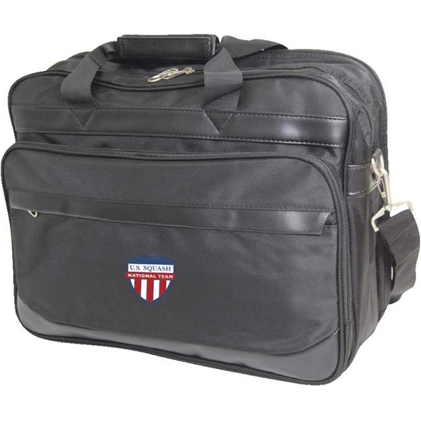 Black nylon computer briefcase.... from ASI 34046 Allcasion Travelware Co