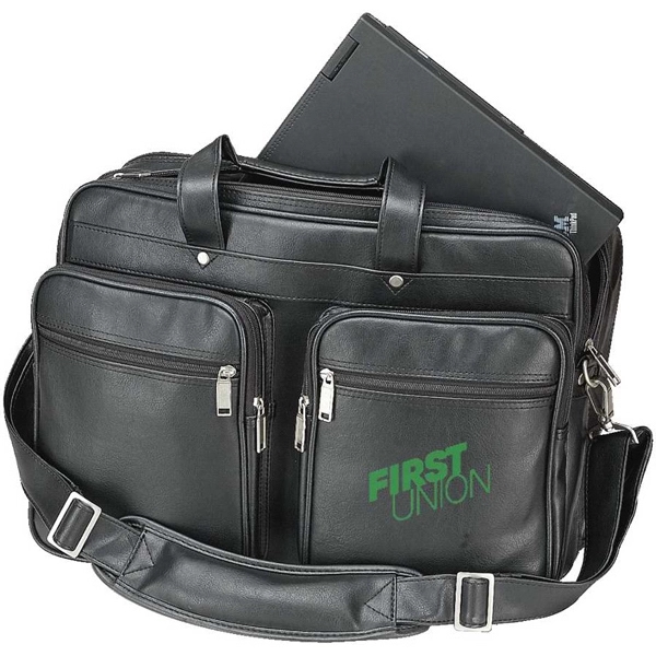 Expandable briefcase features, two main compartments with computer sleeve.... from ASI 34046 Allcasion Travelware Co