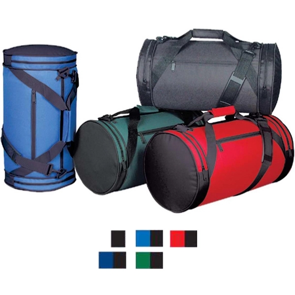 Roll bag made of ripstop 600 denier polyester with zippered front... from ASI 34046 Allcasion Travelware Co