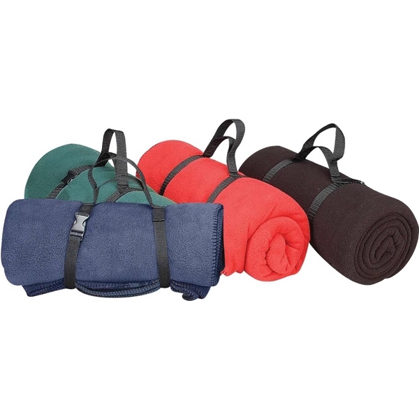 Stadium blanket with black whip-stitch trim.... from ASI 34046 Allcasion Travelware Co