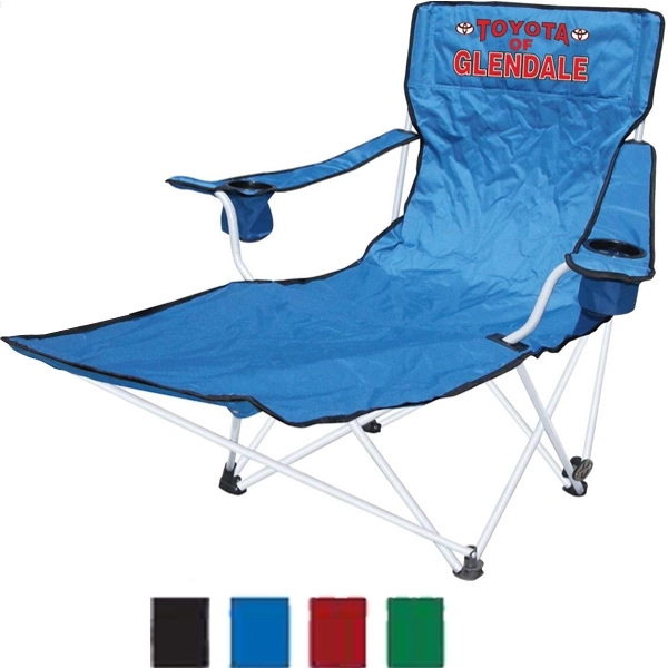 Recliner chair with dual cup holders, extended leg rest, includes drawstring... from ASI 34046 Allcasion Travelware Co