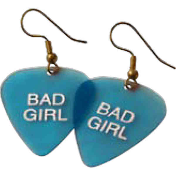 Quality, v-resin guitar pick earrings.... from ASI 61241 ZZ OLD/Drop - Hohner Inc