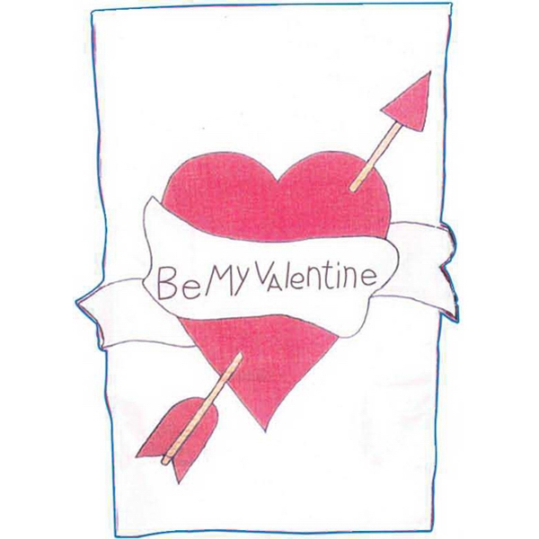 Be My Valentine -  Winter holiday stock design decorative applique... from ASI 31260 AdCapitol / The Flag Factory 