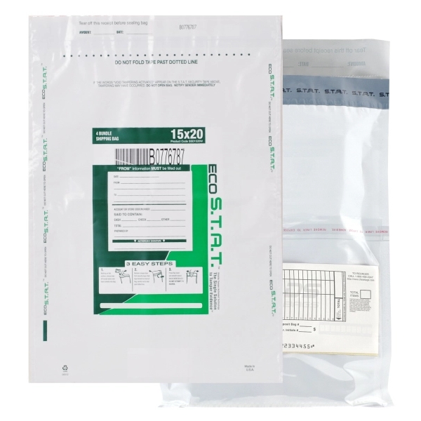 Currency bag with in-line void tape closure. 15" x 20".... from ASI 92480 Uniflex / U F