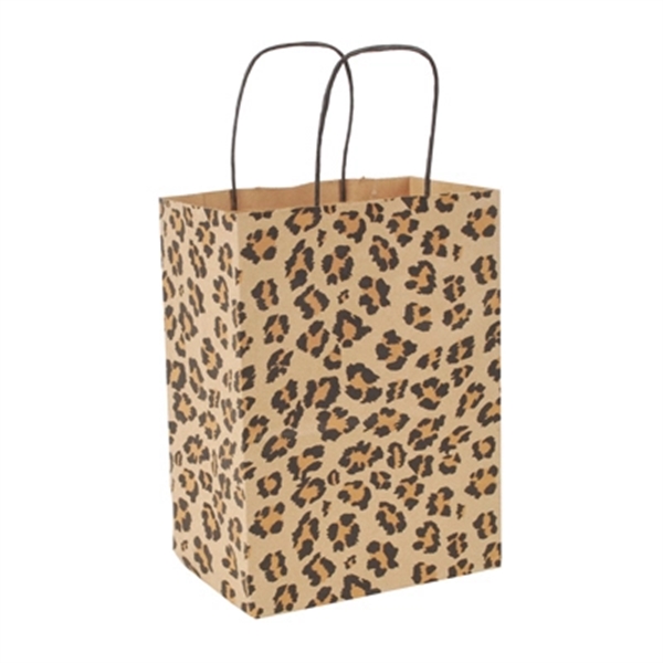 Natural Kraft shopper bag with leopard print.... from ASI 92480 Uniflex / U F