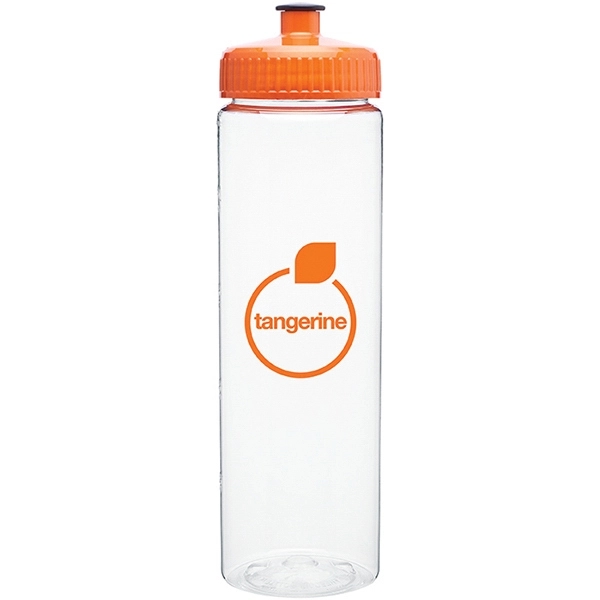 25 oz single wall (BPA free) PET bottle with threaded push/pull... from ASI 51197 ETS Express, LLC