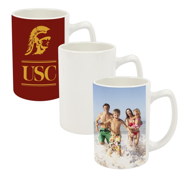 The 14 oz ceramic mug fills a tall order in an... from ASI 77988 Photo USA Corp / Photo USA