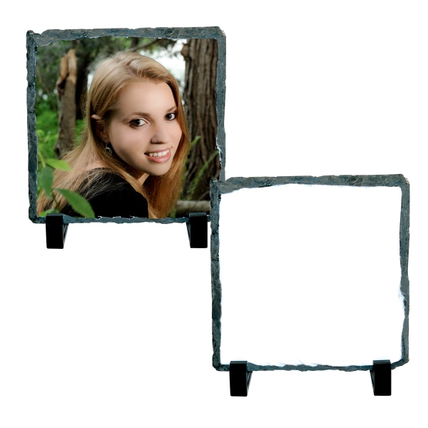 Small square sublimation photo slate, 5.85" x 5.85".... from ASI 77988 Photo USA Corp / Photo USA