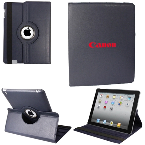 Navy Blue iPad 360 case, Faux.... from ASI 73010 Natico Originals Inc / Natico Originals