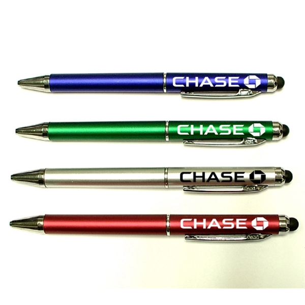 Twist action pen with stylus... from ASI 74585 Nu Promo International / Nu Promo Line