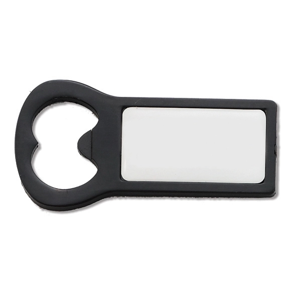 Rectangle Anodized Aluminum bottle opener magnet.... from ASI 69240 MasterCast LTD / MasterCast