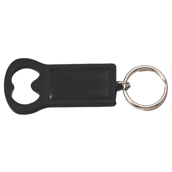 Rectangle Anodized Aluminum bottle opener key tag.... from ASI 69240 MasterCast LTD / MasterCast