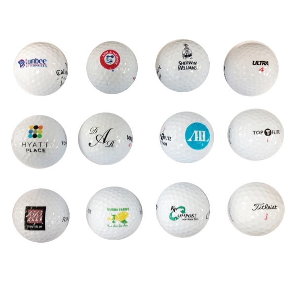 One dozen golf balls.... from ASI 63500 Jomar Industries Inc / The Tee Line