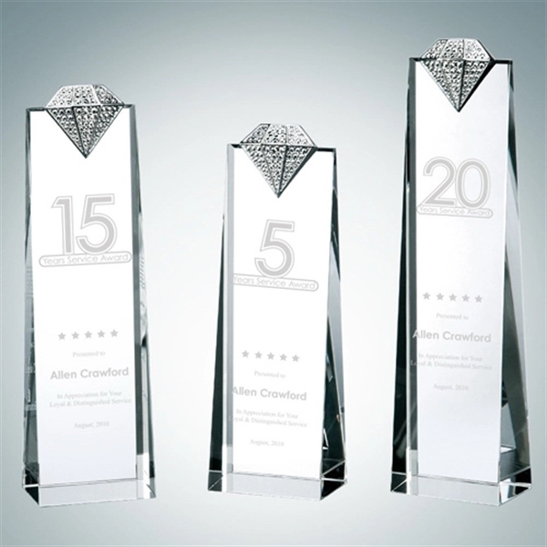 Tower crystal glass award.... from ASI 47791 Best Deal Awards / Best Deal Awards