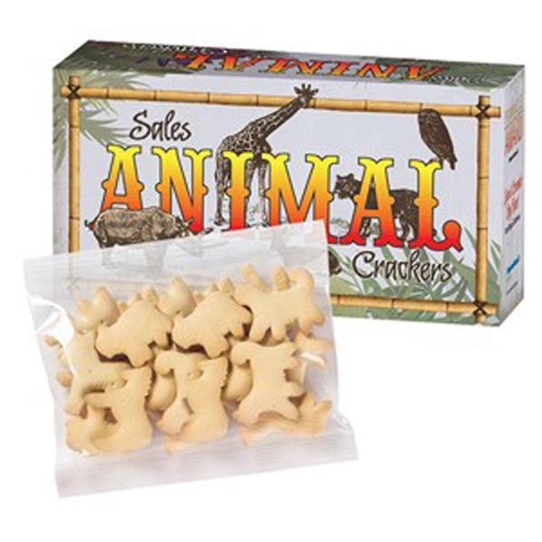 Customized box full of animal crackers... from ASI 71685 Midnite Snax®