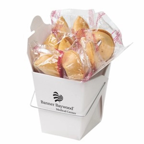 Customizable Chinese food carry out containers with 6 fortune cookies inside... from ASI 71685 Midnite Snax®