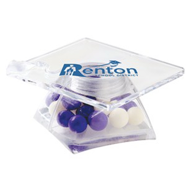Fresh gems mints in a graduation cap shaped container.... from ASI 71685 Midnite Snax® / Midnite Snax 