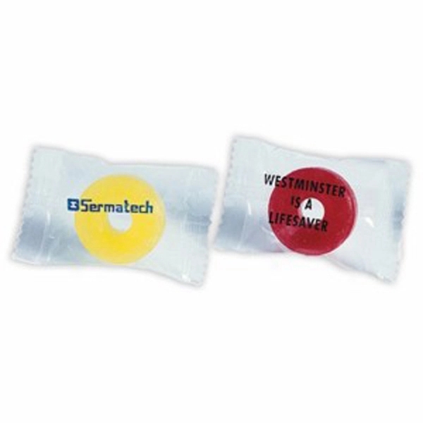 Individually wrapped, assorted fruit-flavored Lifesavers®... from ASI 71685 Midnite Snax®