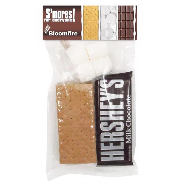LargeS'mores kit filled with graham crackers, chocolate bars, marshmallows, and two... from ASI 71685 Midnite Snax®