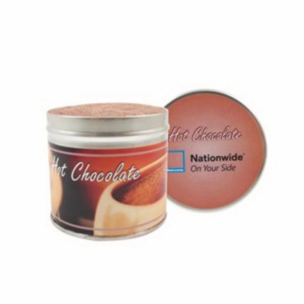 Large tin filled with gourmet hot chocolate mix.... from ASI 71685 Midnite Snax®