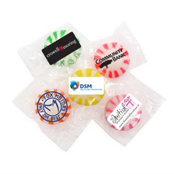 Individually wrapped hard candies, available in an assortment of flavors... from ASI 71685 Midnite Snax®