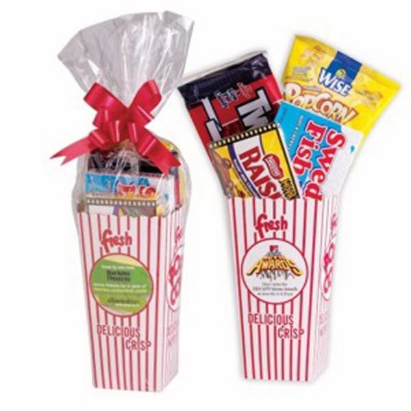 Movie snack box with cello bag and bow; Contents includes Twizzlers®,... from ASI 71685 Midnite Snax®