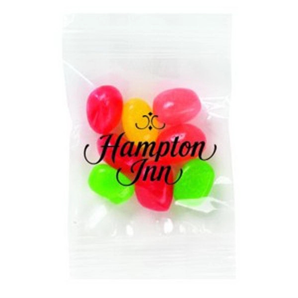 Clear cellophane bag filled with small, assorted jelly beans... from ASI 71685 Midnite Snax®