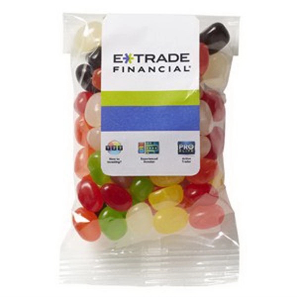 Snack pack filled with 3.5 oz. of assorted jelly beans; includes... from ASI 71685 Midnite Snax®