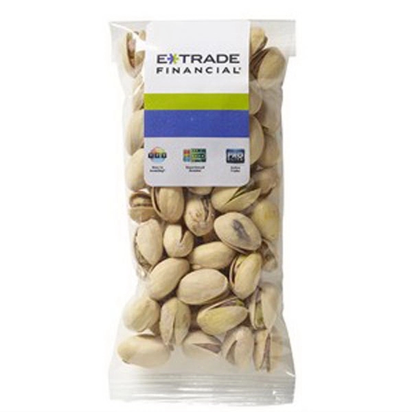 Snack pack filled with 2.5 oz. of pistachios; includes 4-color process... from ASI 71685 Midnite Snax®
