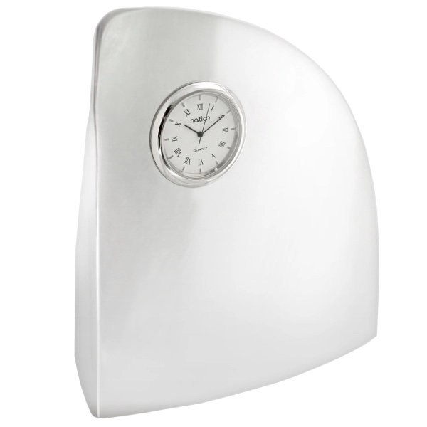Silver desk clock.... from ASI 73010 Natico Originals Inc / Natico Originals