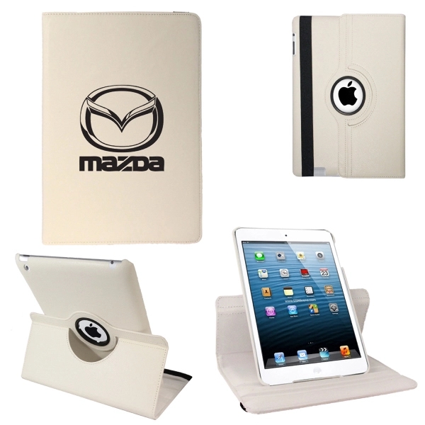 White iPad Mini 360 Case, Faux.... from ASI 73010 Natico Originals Inc / Natico Originals