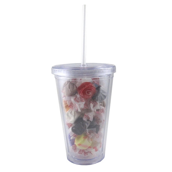 16 oz. Clear acrylic tumbler. BPA Free.... from ASI 44900 NC Custom (CI/Lanco) / Chocolate Inn Taylor & Grant