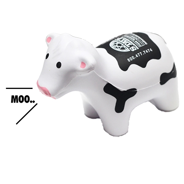 White and black milk cow shaped stress reliever with sound.... from ASI 74779 O & S Supply Company LLC / O & S Supply Company