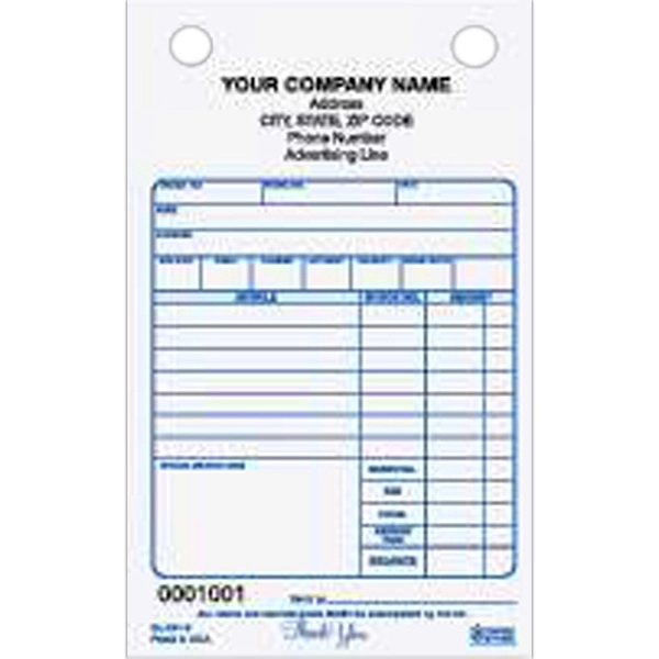 Register form for gift / jewelry, carbonless.... from ASI 52493 Ennis Inc