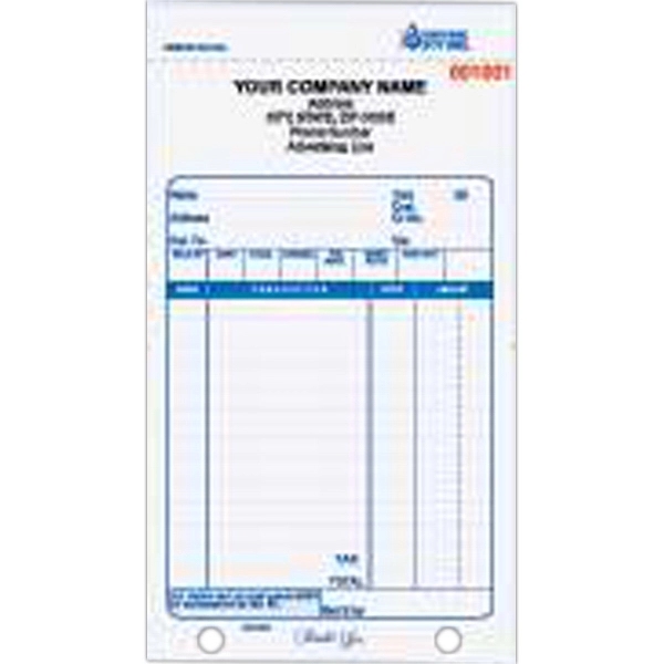 Multi-part general sales form with carbon, 4 1/4" x 7".... from ASI 52493 Ennis Inc