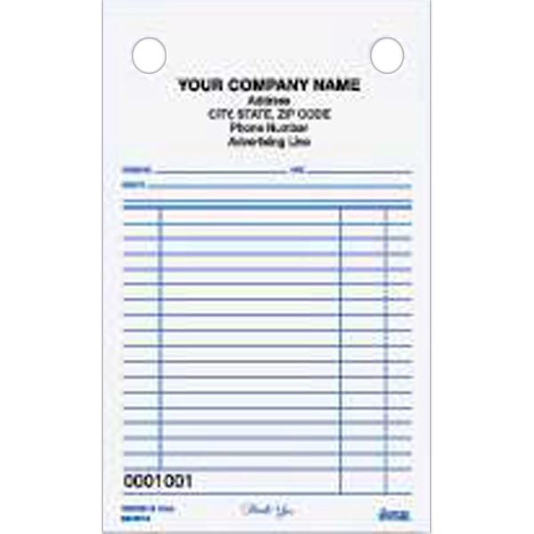 Carbonless register form, 4" x 6 1/2", for general sales.... from ASI 52493 Ennis Inc