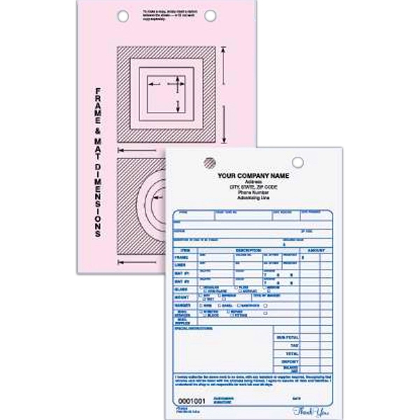 Carbonless multi-part register framing form.... from ASI 52493 Ennis Inc