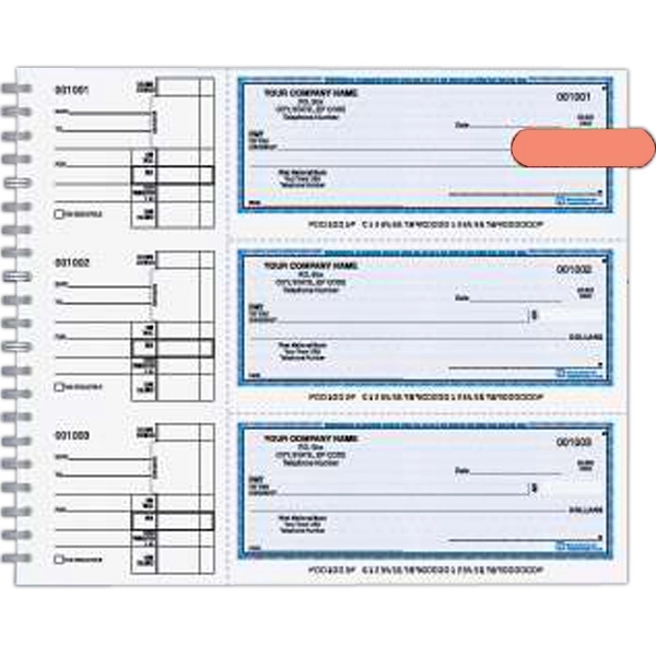 Wire bound general expense check, 1 part, 300 checks, 100 sheets.... from ASI 52493 Ennis Inc