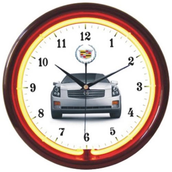 Single color neon wall clock, 12" diameter.... from ASI 31570 Advantage Industries / AdVantage Line®