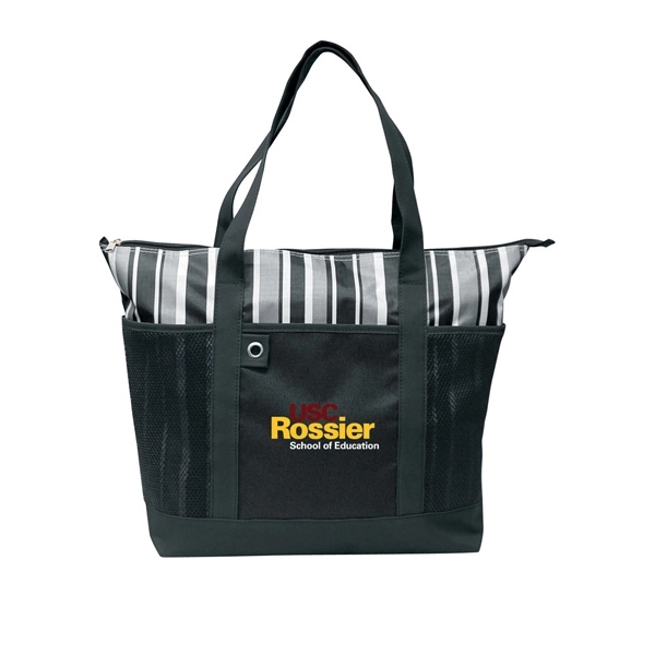 STRIPED TOTE... from ASI 57702 GoodHopeBags, Inc.
