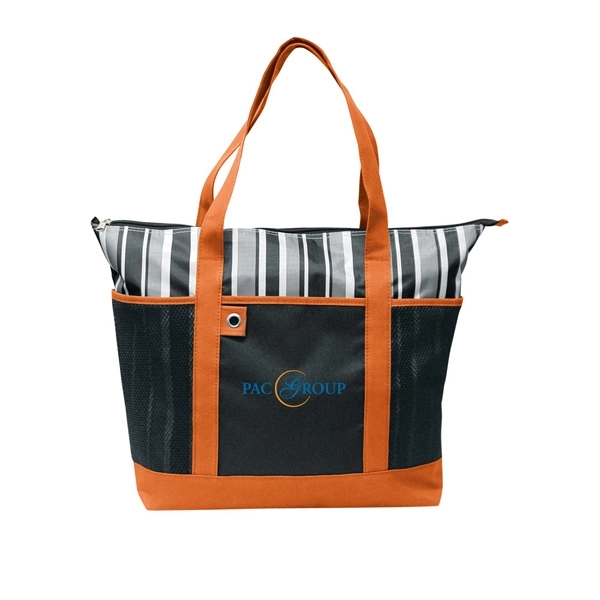 STRIPED TOTE... from ASI 57702 GoodHopeBags, Inc.